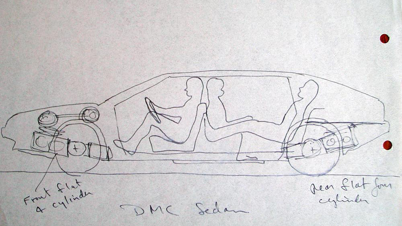 Illustration for article titled The Proposed DeLorean Sedan Is As Coke-Tastically '80s As You'd Imagine